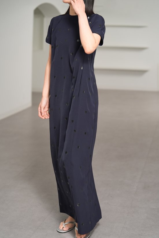 【5月末-6月中旬デリバリー予定】Manon Dot Navy/Black画像