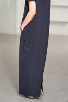 【5月末-6月中旬デリバリー予定】Manon Dot Navy/Black画像