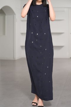 【5月末-6月中旬デリバリー予定】Manon Dot Navy/Black画像