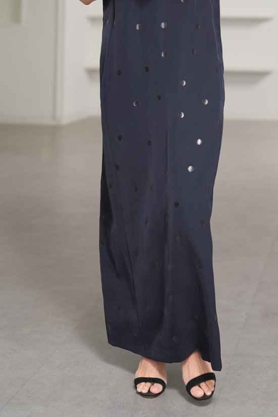 【5月末-6月中旬デリバリー予定】Manon Dot Navy/Black画像