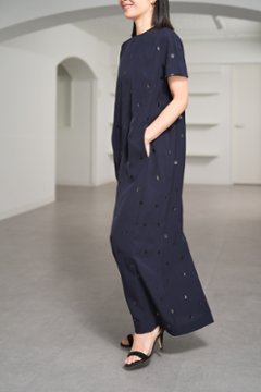 【5月末-6月中旬デリバリー予定】Manon Dot Navy/Black画像
