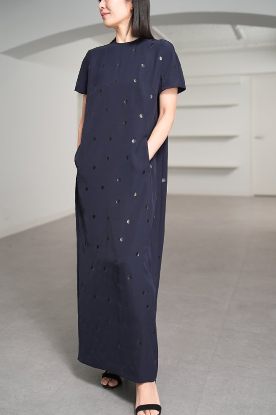 【5月末-6月中旬デリバリー予定】Manon Dot Navy/Black画像