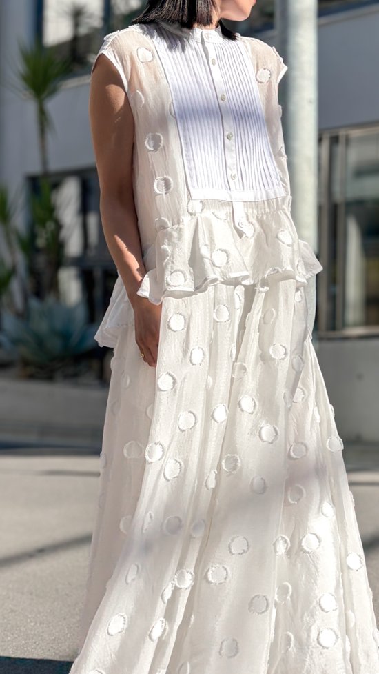 【6月中旬-6月末デリバリー予定】Leslie Dot White画像