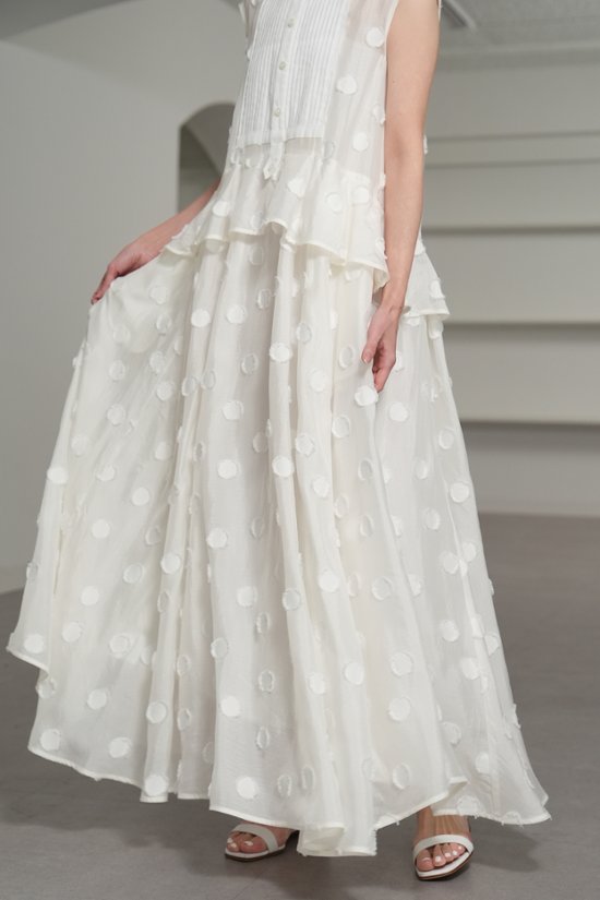 【6月中旬-6月末デリバリー予定】Leslie Dot White画像