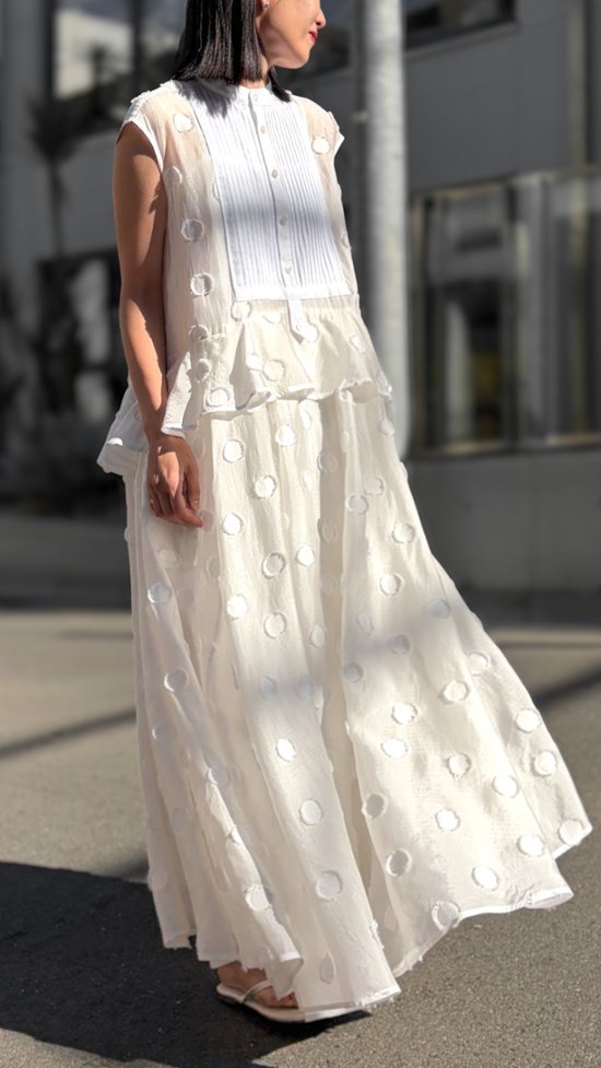 【6月中旬-6月末デリバリー予定】Leslie Dot White画像