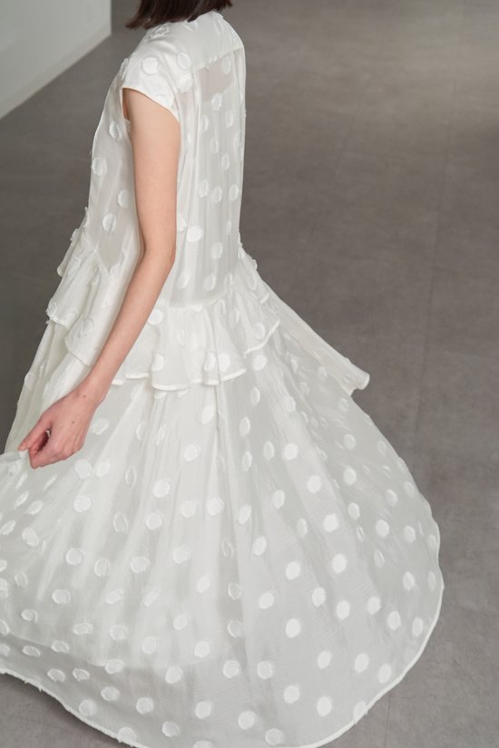 【6月中旬-6月末デリバリー予定】Leslie Dot White画像