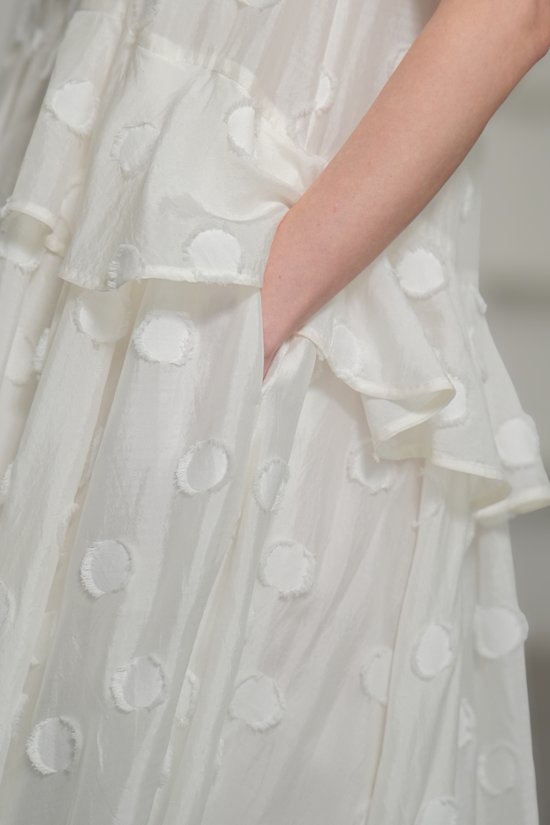 【6月中旬-6月末デリバリー予定】Leslie Dot White画像