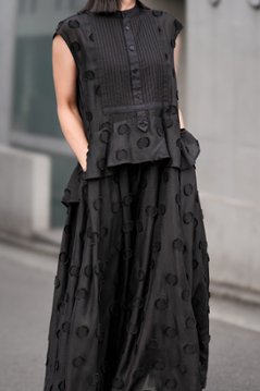 【6月中旬-6月末デリバリー予定】Leslie Dot Black画像