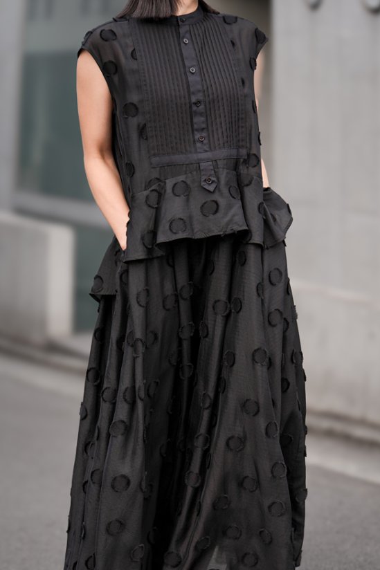 【6月中旬-6月末デリバリー予定】Leslie Dot Black画像