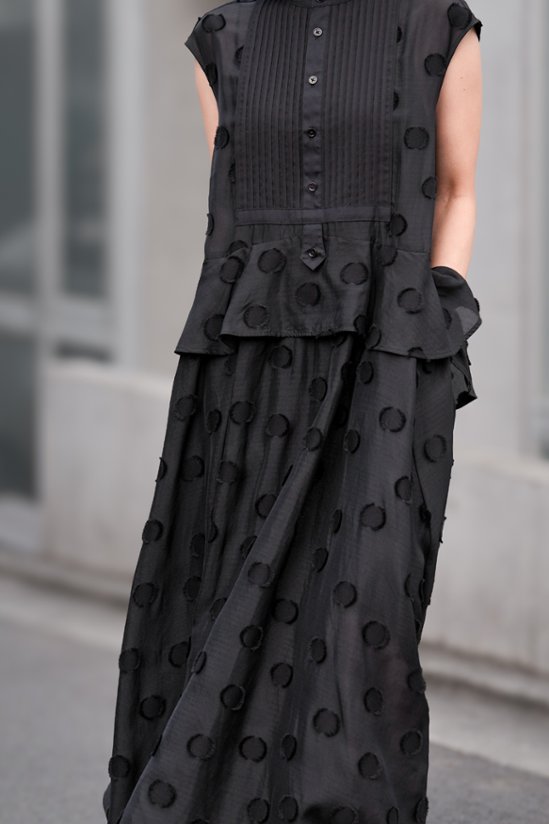 【6月中旬-6月末デリバリー予定】Leslie Dot Black画像