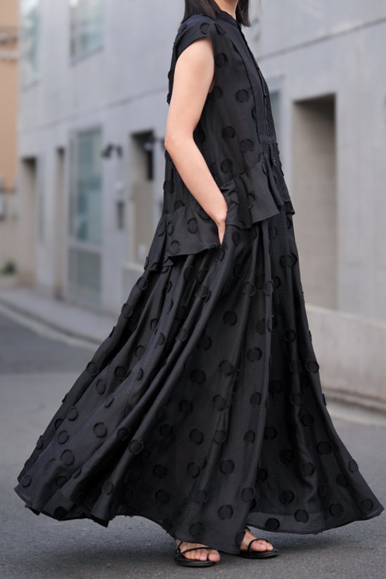 【6月中旬-6月末デリバリー予定】Leslie Dot Black画像