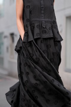 【6月中旬-6月末デリバリー予定】Leslie Dot Black画像