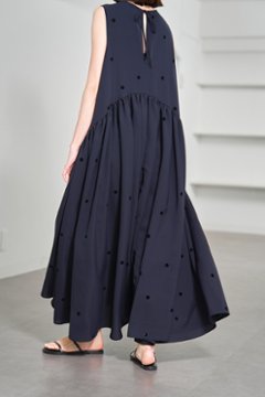 【5月末-6月中旬デリバリー予定】Nadia Dot Navy/Black画像