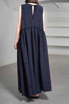 【5月末-6月中旬デリバリー予定】Nadia Dot Navy/Black画像