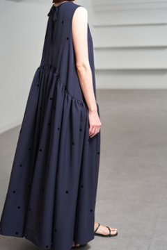 【5月末-6月中旬デリバリー予定】Nadia Dot Navy/Black画像
