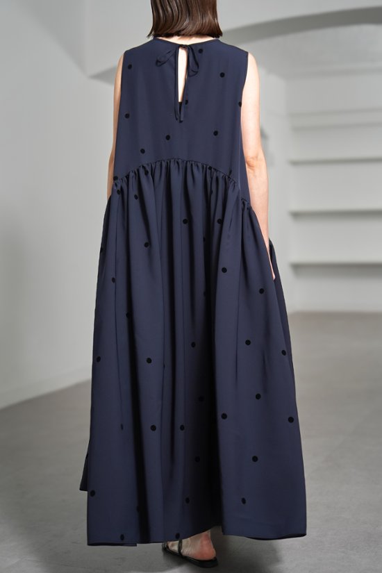 【5月末-6月中旬デリバリー予定】Nadia Dot Navy/Black画像