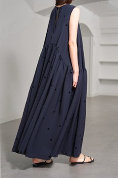 【5月末-6月中旬デリバリー予定】Nadia Dot Navy/Black画像