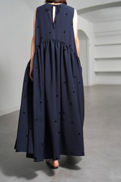 【5月末-6月中旬デリバリー予定】Nadia Dot Navy/Black画像