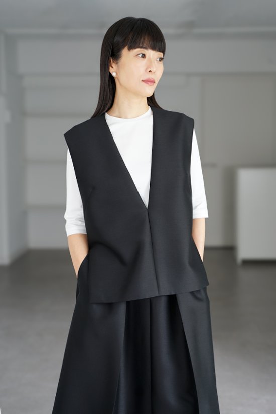 Mason Silk Wool Black画像