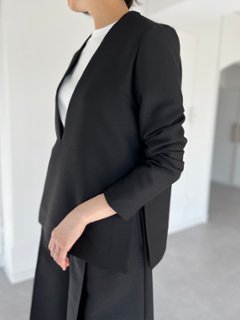 Glen Silk Wool Black画像