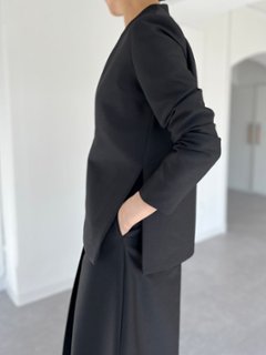 Glen Silk Wool Black画像