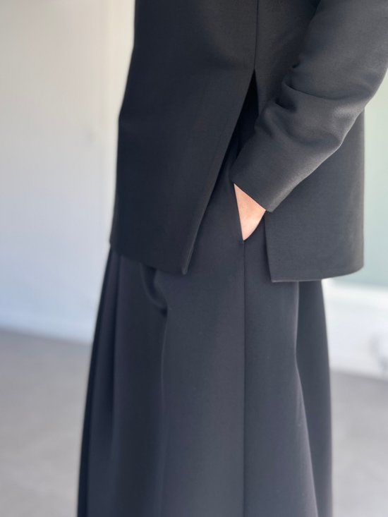 Glen Silk Wool Black画像