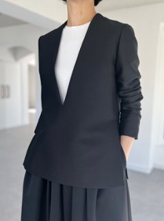 Glen Silk Wool Black画像