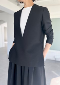 Glen Silk Wool Black画像