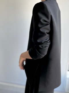 Glen Silk Wool Black画像
