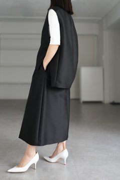 Giselle Silk Wool Black画像