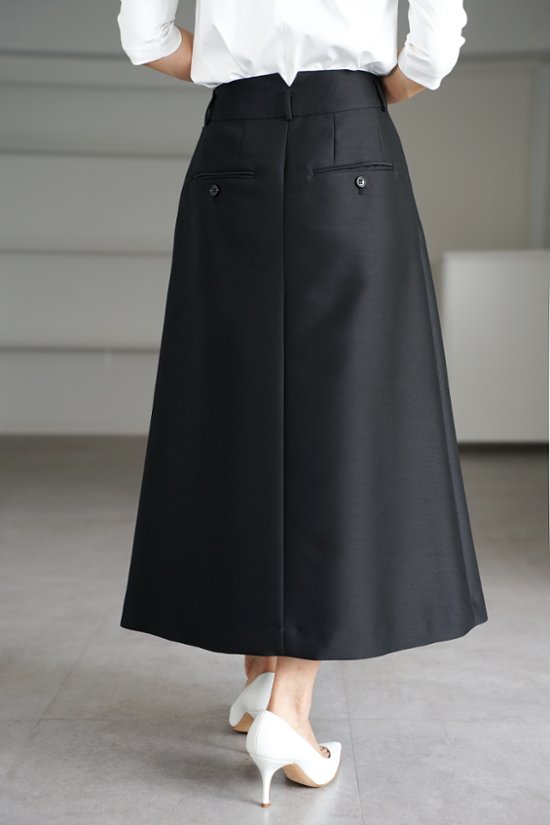 Giselle Silk Wool Black画像