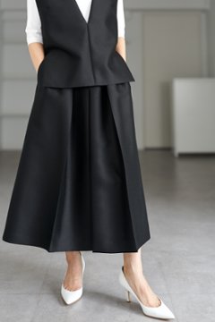 Giselle Silk Wool Black画像