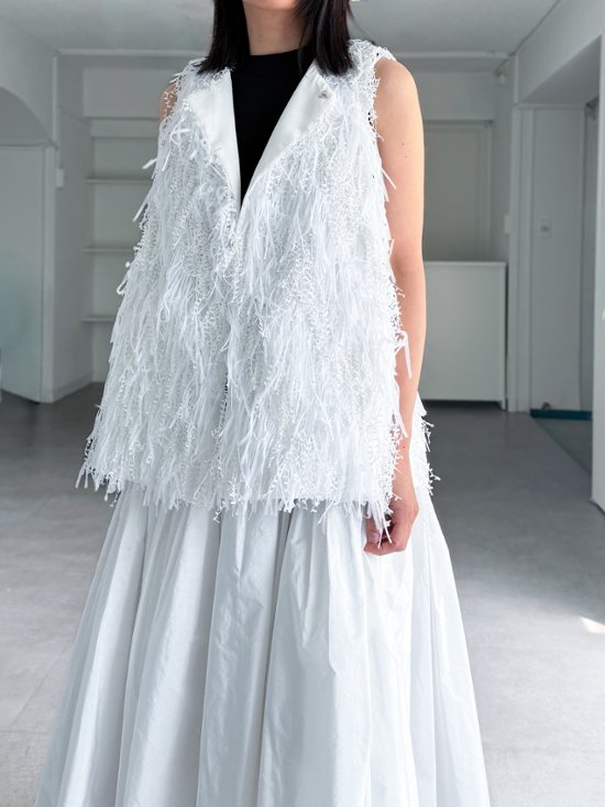 Melanie Swan Tweed White画像