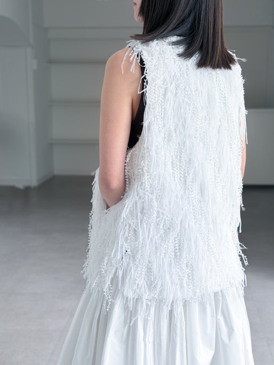 Melanie Swan Tweed White画像