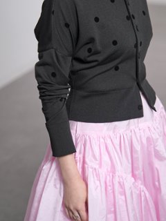 Demi Sheer Dot Black/Black画像