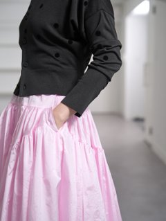 Demi Sheer Dot Black/Black画像