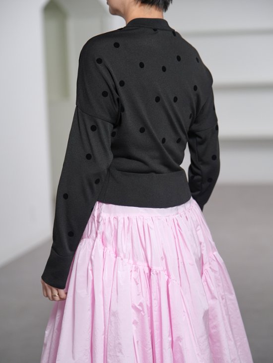 Demi Sheer Dot Black/Black画像