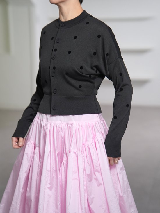 Demi Sheer Dot Black/Black画像