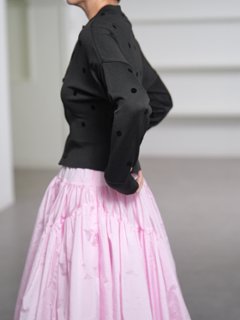 Demi Sheer Dot Black/Black画像