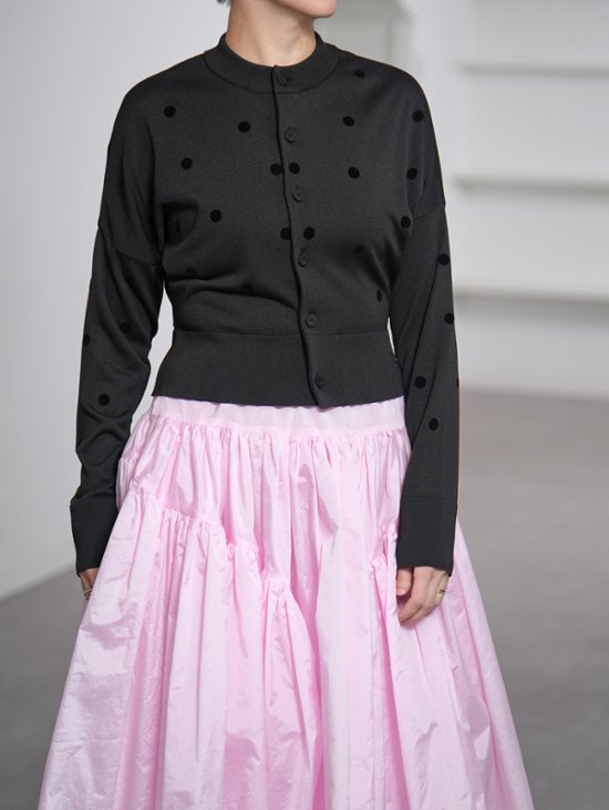 Demi Sheer Dot Black/Black画像