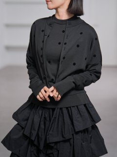 Darcy Sheer Dot Black/Black画像