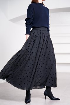 【9月中旬-9月末デリバリー予定】Michelle Mink Dot (全2色)画像