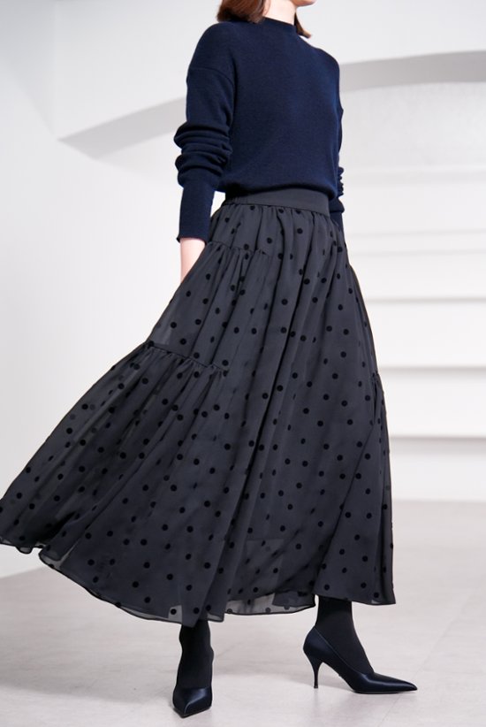 【9月中旬-9月末デリバリー予定】Michelle Mink Dot (全2色)画像