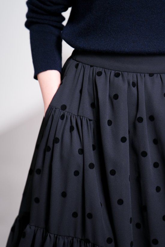 【9月中旬-9月末デリバリー予定】Michelle Mink Dot (全2色)画像