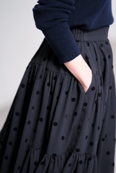 【9月中旬-9月末デリバリー予定】Michelle Mink Dot (全2色)画像