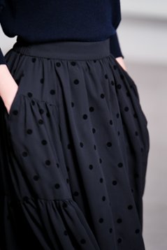 【9月中旬-9月末デリバリー予定】Michelle Mink Dot (全2色)画像