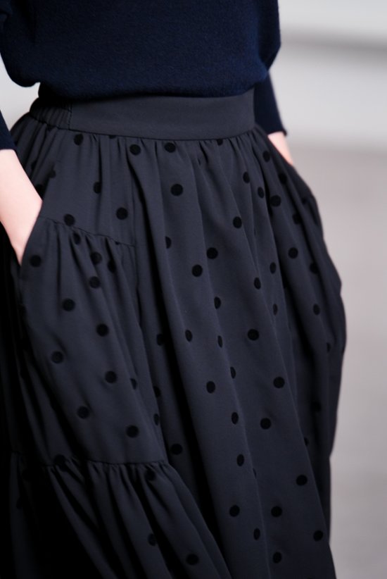 【9月中旬-9月末デリバリー予定】Michelle Mink Dot (全2色)画像