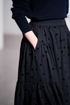 【9月中旬-9月末デリバリー予定】Michelle Mink Dot (全2色)画像