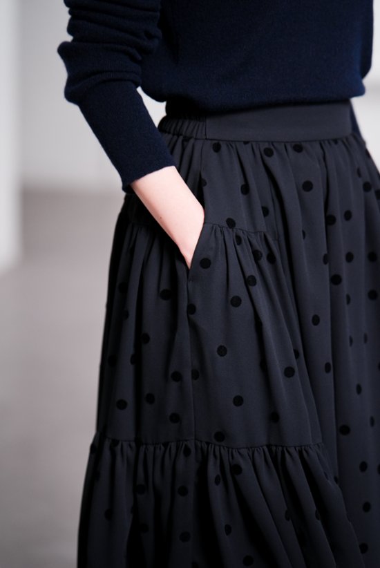 【9月中旬-9月末デリバリー予定】Michelle Mink Dot (全2色)画像