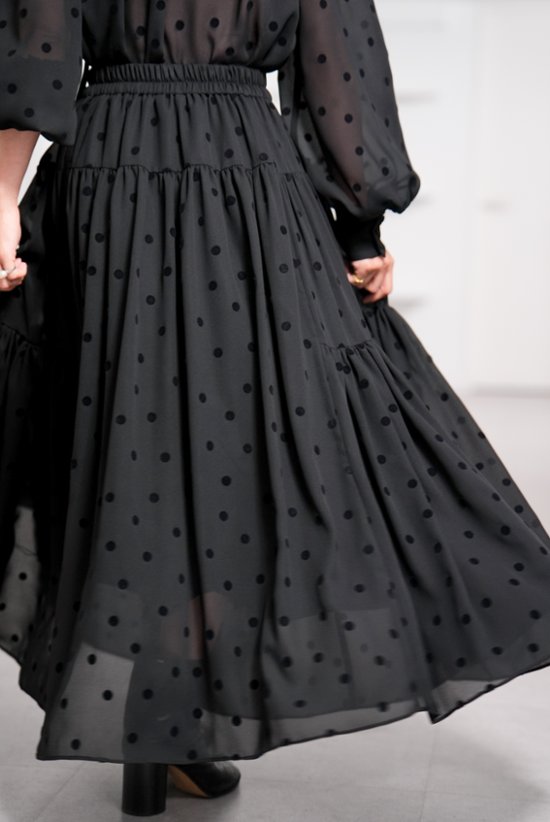 【9月中旬-9月末デリバリー予定】Michelle Mink Dot (全2色)画像